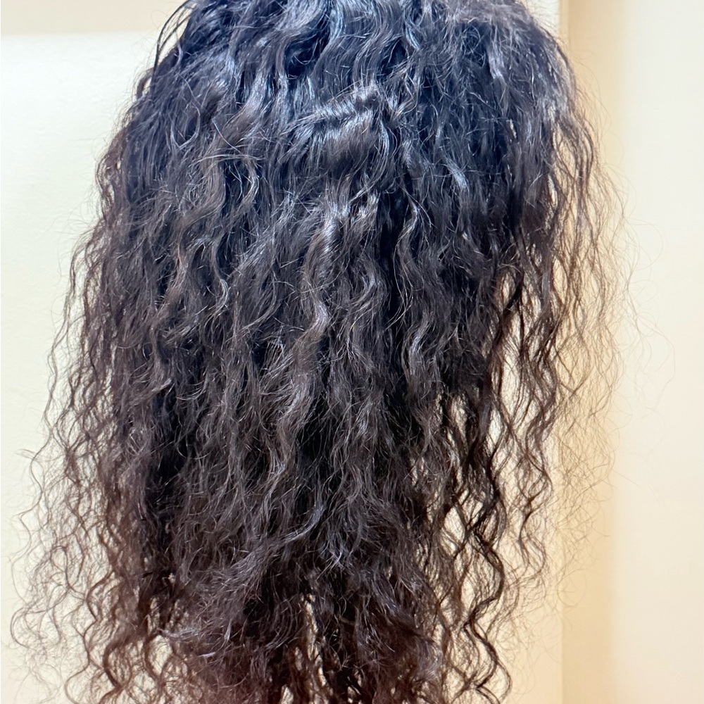 Voluminous Black Curly Hair wig